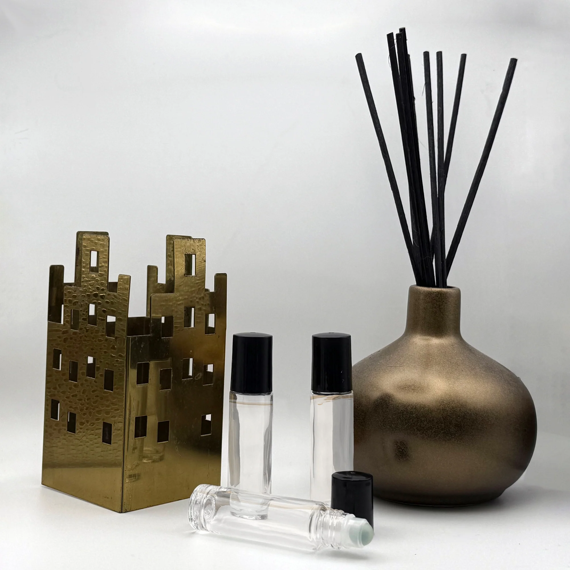 Refillable 10ML Glass Roll on bottle| Plastic Roller Ball  6 ct. - Image 5