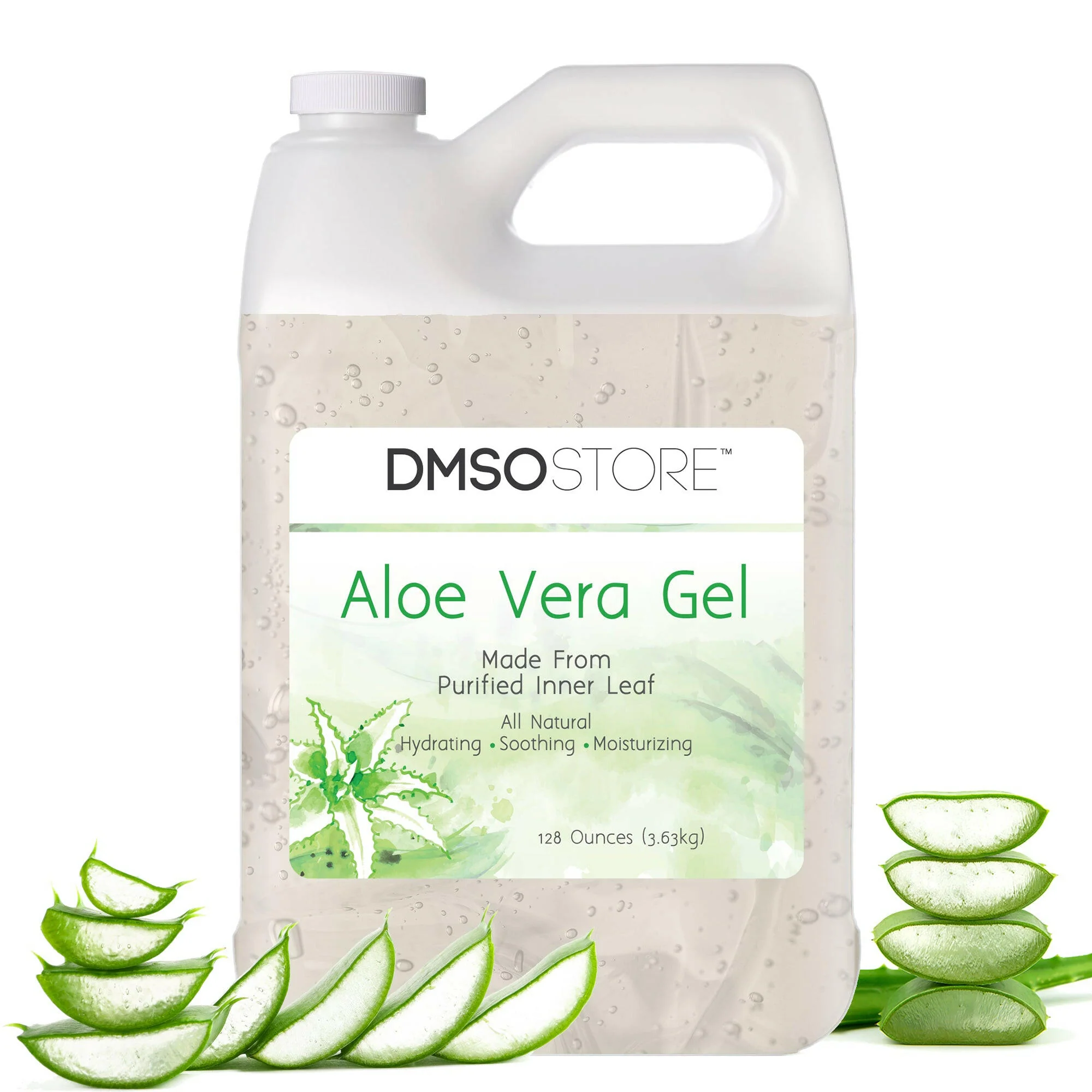 Aloe Vera 128 oz. Pure Organic | 99% Alcohol-Free, Soothing