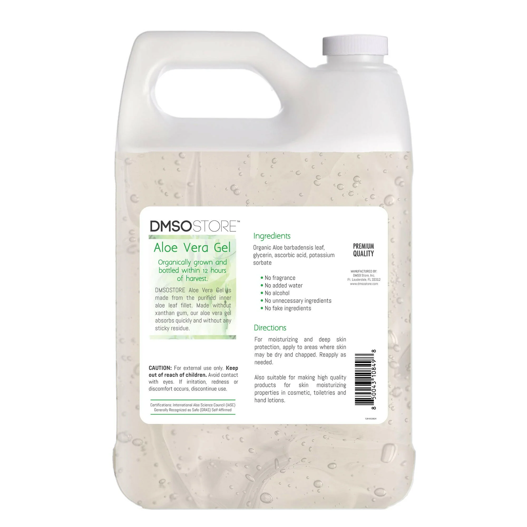 Aloe Vera 128 oz. Pure Organic | 99% Alcohol-Free, Soothing - Image 2