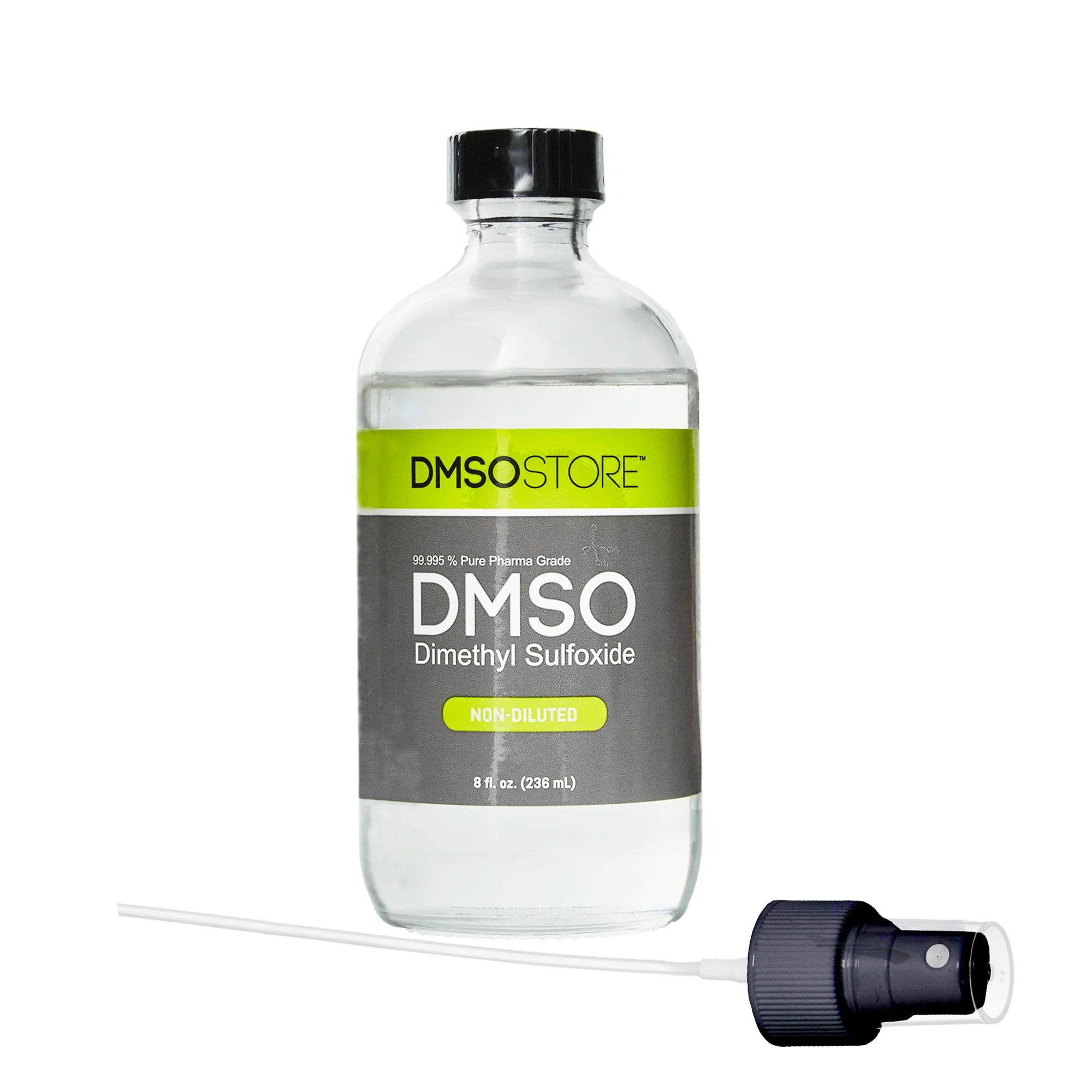 DMSO 8 oz. Glass Bottle With Sprayer Non-diluted 99.995% Low Odor Pharma Grade Liquid Dimethyl Sulfoxide - Image 2
