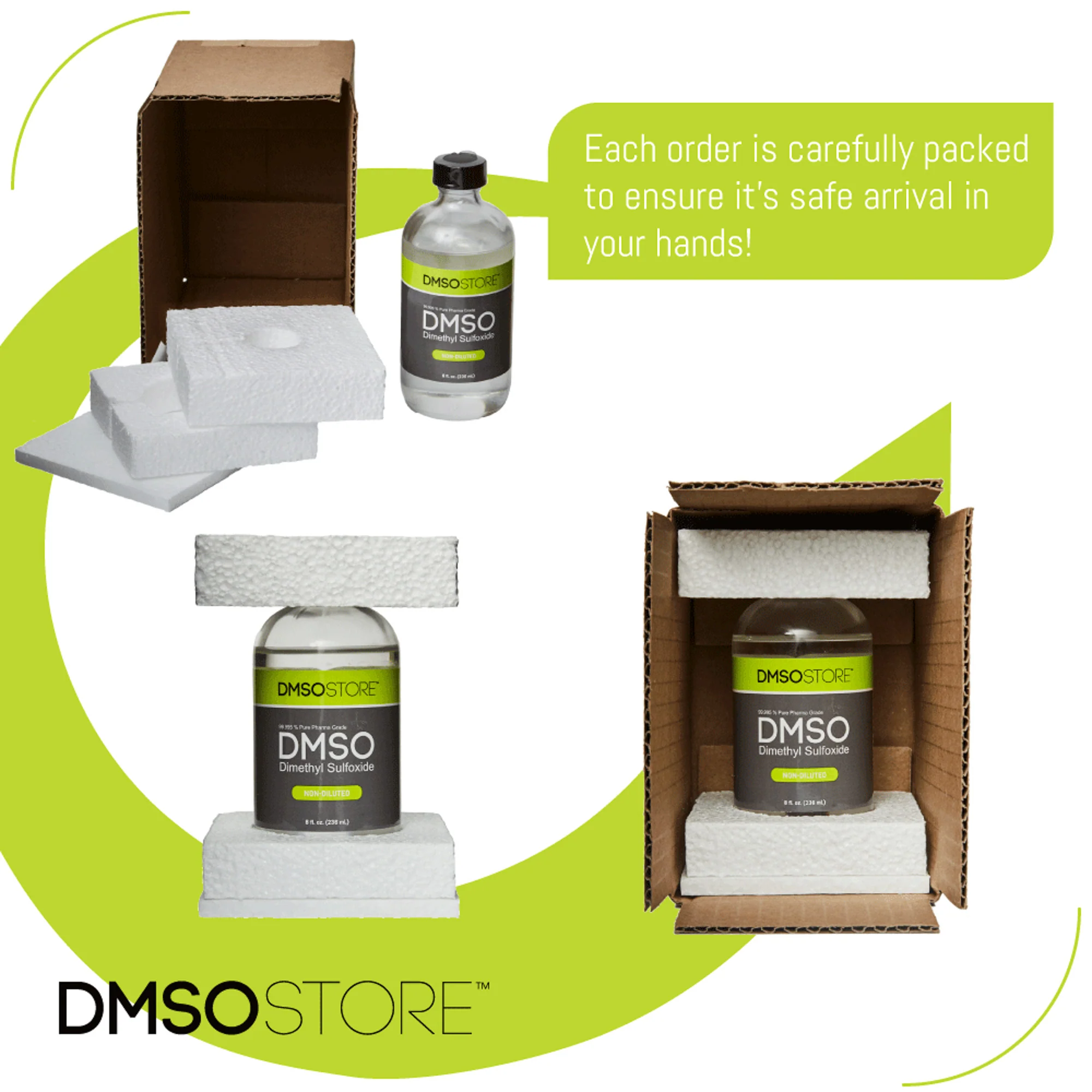 DMSO 8 oz. Non-diluted Low Odor Pharma Grade Liquid Dimethyl Sulfoxide 2 Bottles - Image 4