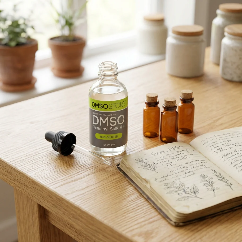 DMSO Liquid 2 oz Non-Diluted 99.995% in a Glass Bottle w/ Dropper - Image 2