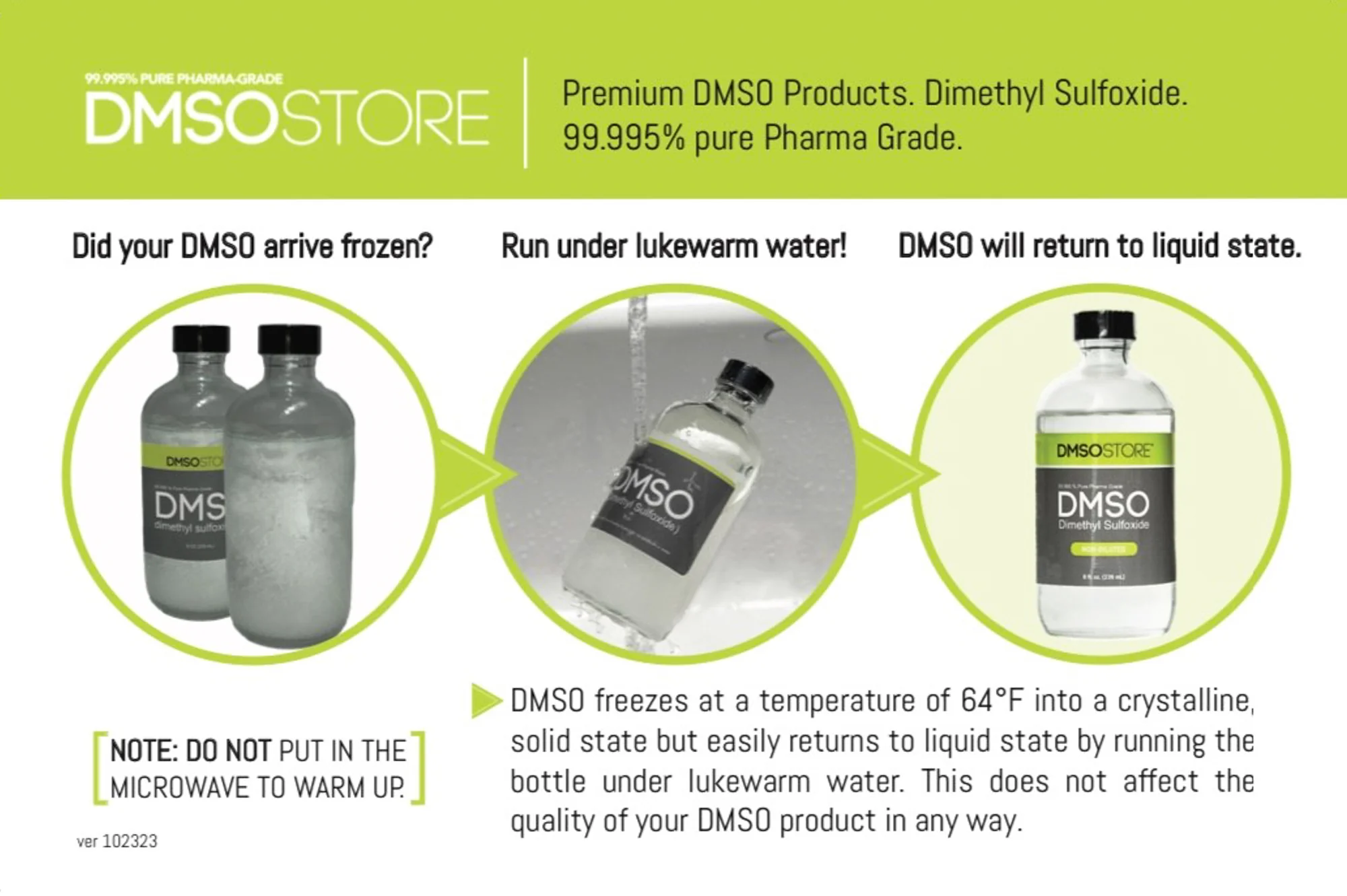 DMSO 8 oz. Glass Bottle With Sprayer Non-diluted 99.995% Low Odor Pharma Grade Liquid Dimethyl Sulfoxide - Image 14