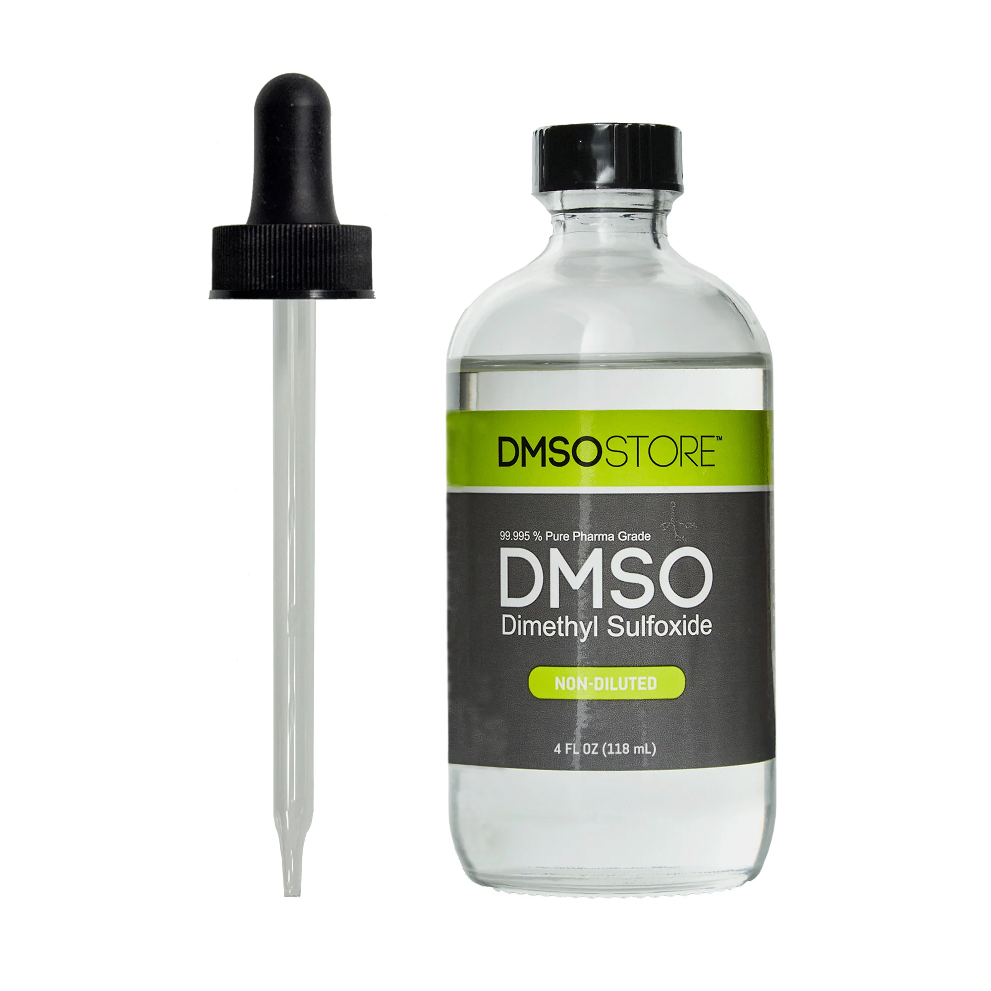 DMSO Liquid 4 oz. in Glass Bottle With Dropper Non-diluted 99.995% Low Odor Pharma Grade - Image 2