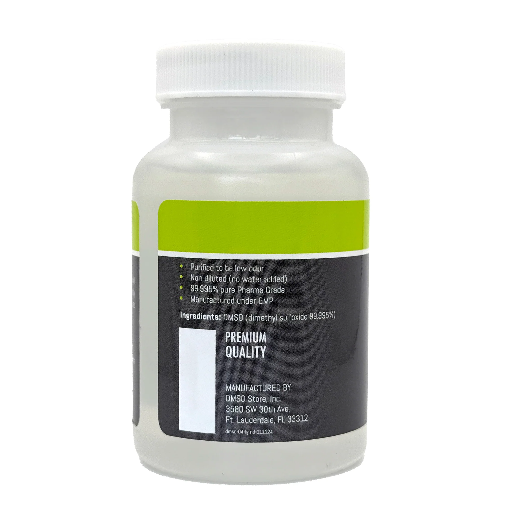 DMSO Liquid 4 oz Plastic Bottle Pharma Grade, Pure Non-diluted 99.995% Low Odor, BPA-Free - Image 2