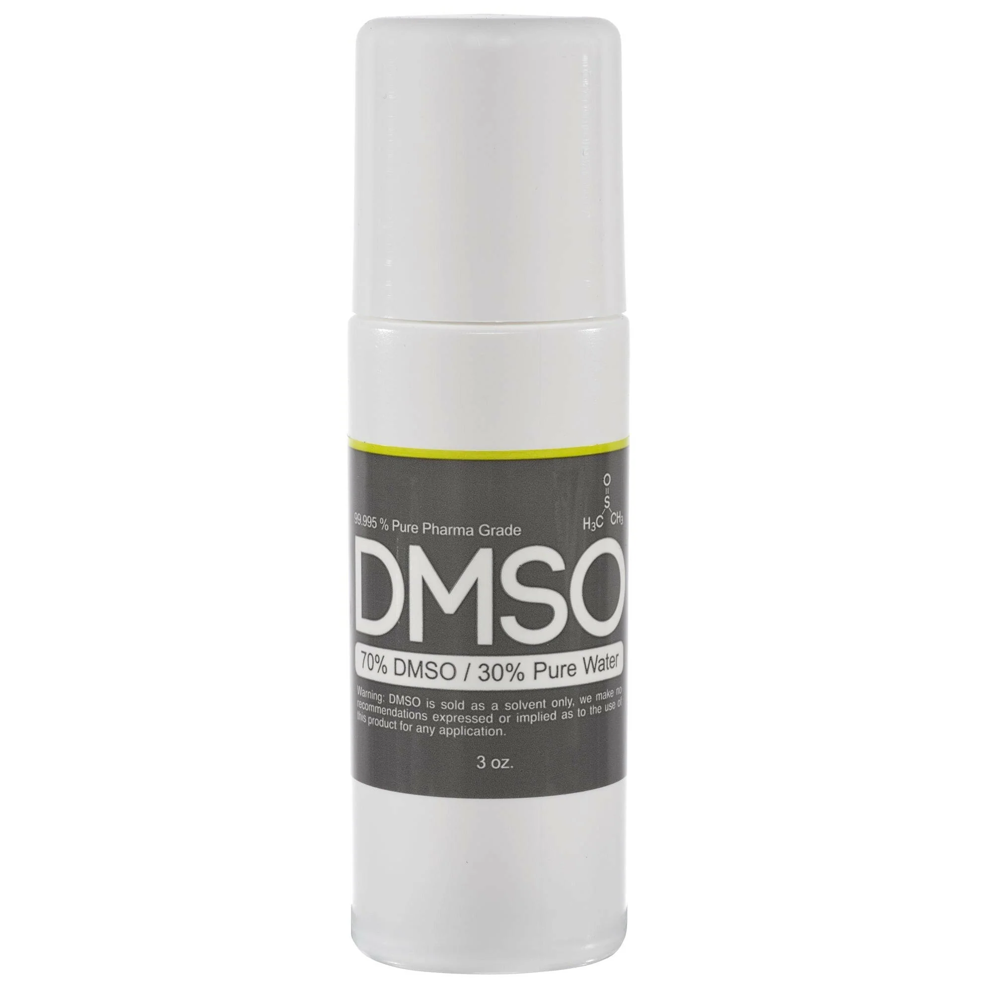 DMSO Roll-on 3oz. Distilled Water 70/30 Pure Low Odor Pharma Grade Bundle