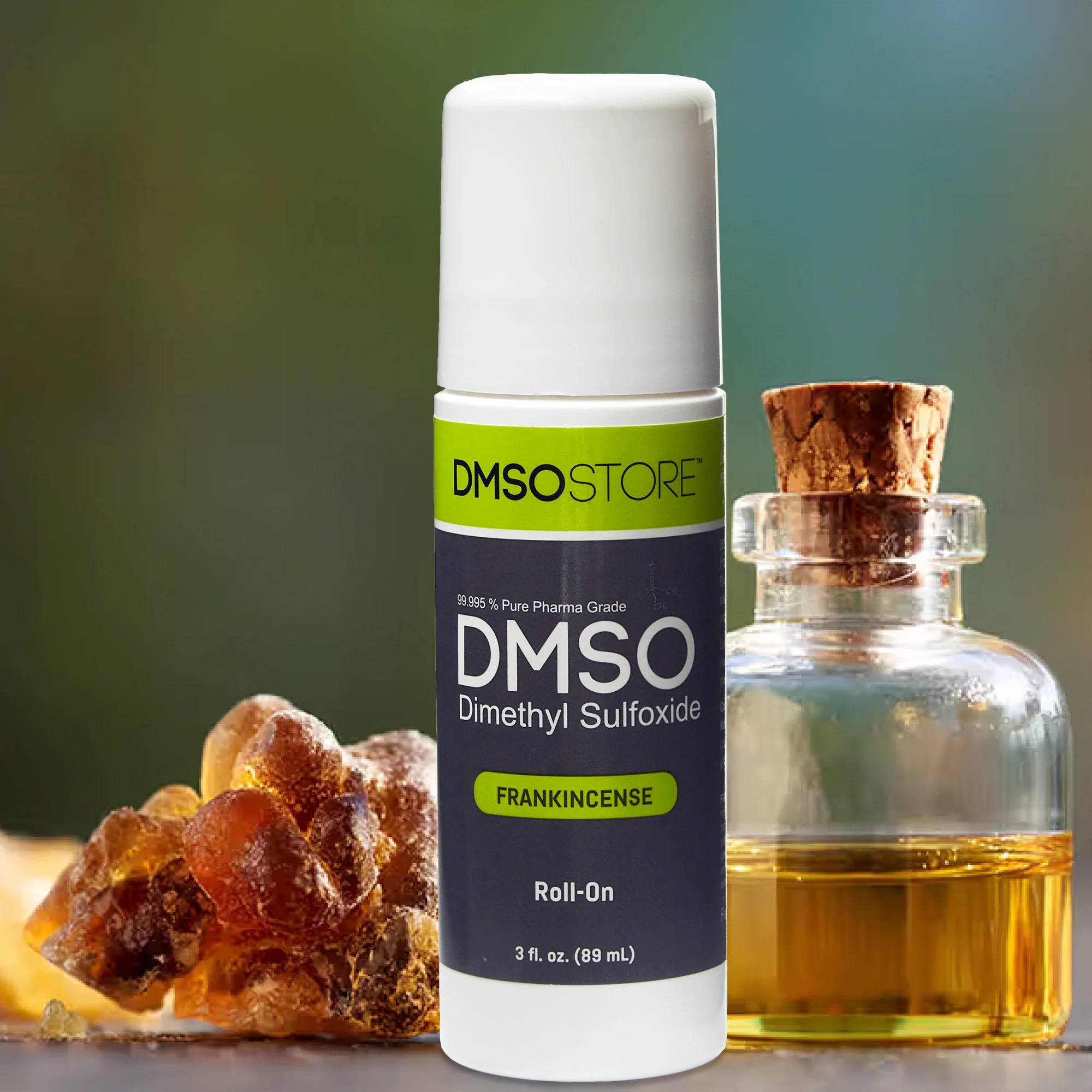 DMSO Roll-On with Frankincense, 3 oz, Pure 99.995% Pharma Grade - Image 2