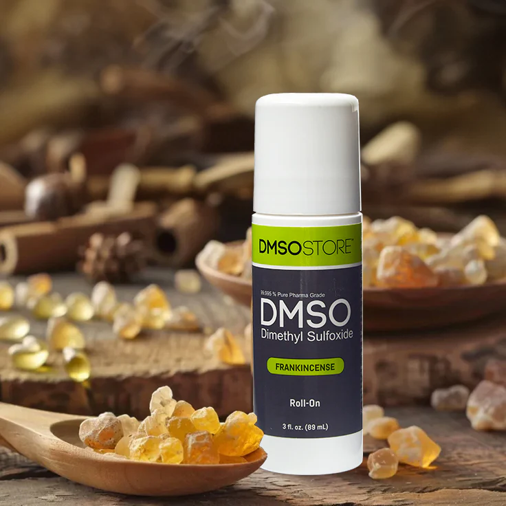 DMSO Roll-On with Frankincense, 3 oz, Pure 99.995% Pharma Grade - Image 3
