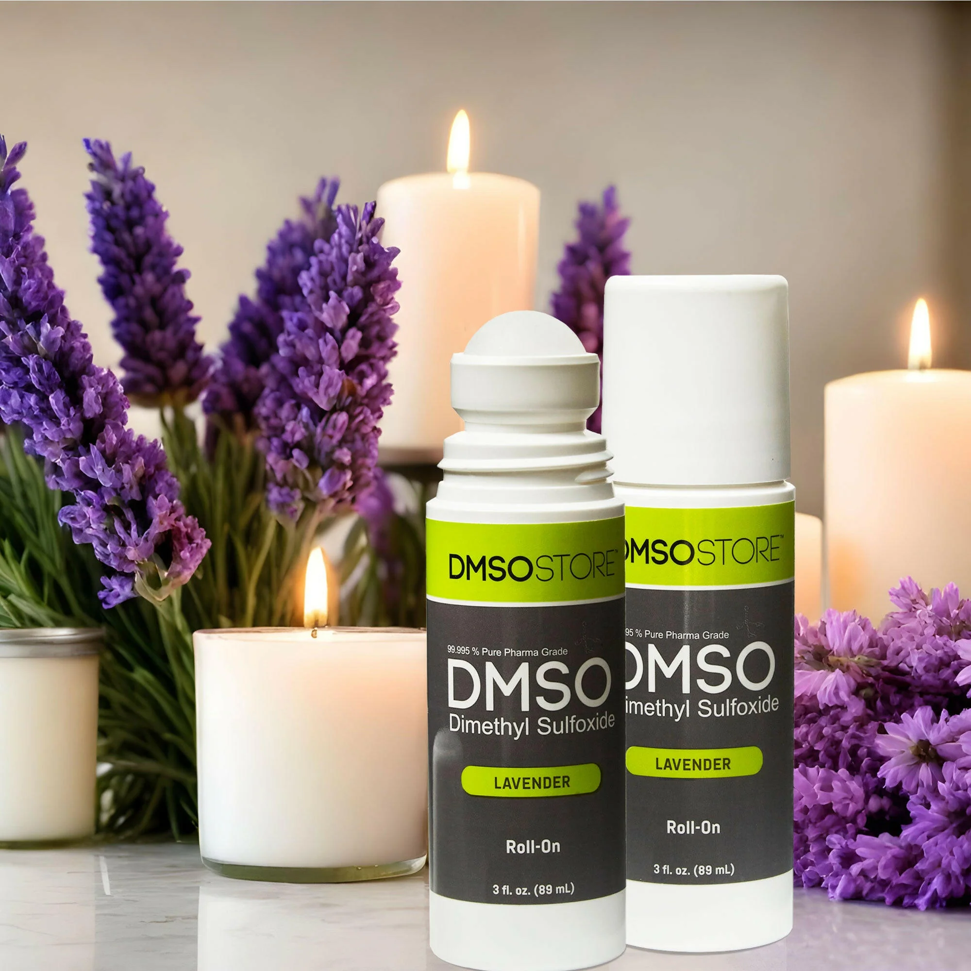 Lavender Dimethyl Sulfoxide Roll-on Easy Use, 99.9% Pure Pharma Grade | 3 oz. - Image 3