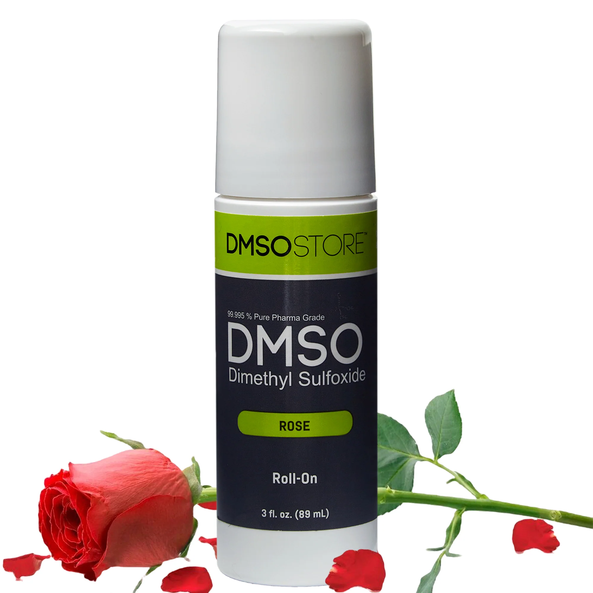 Rose DMSO Roll-on 3oz Easy Use, 99.9% Pure Pharma Grade 5 Pack - Image 3