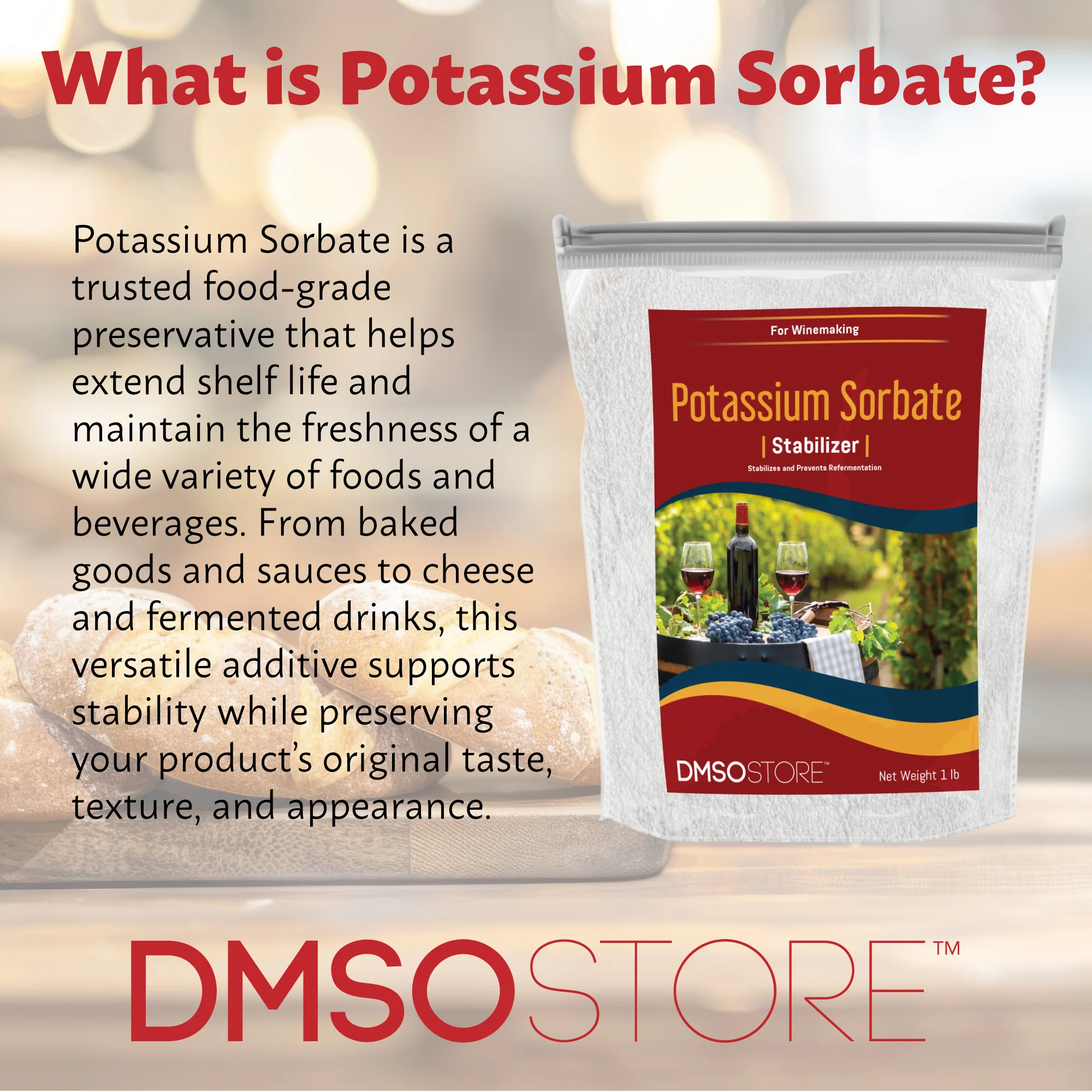 Potassium Sorbate 5 lb - Food Grade for Winemaking & Food Preserver - Image 6