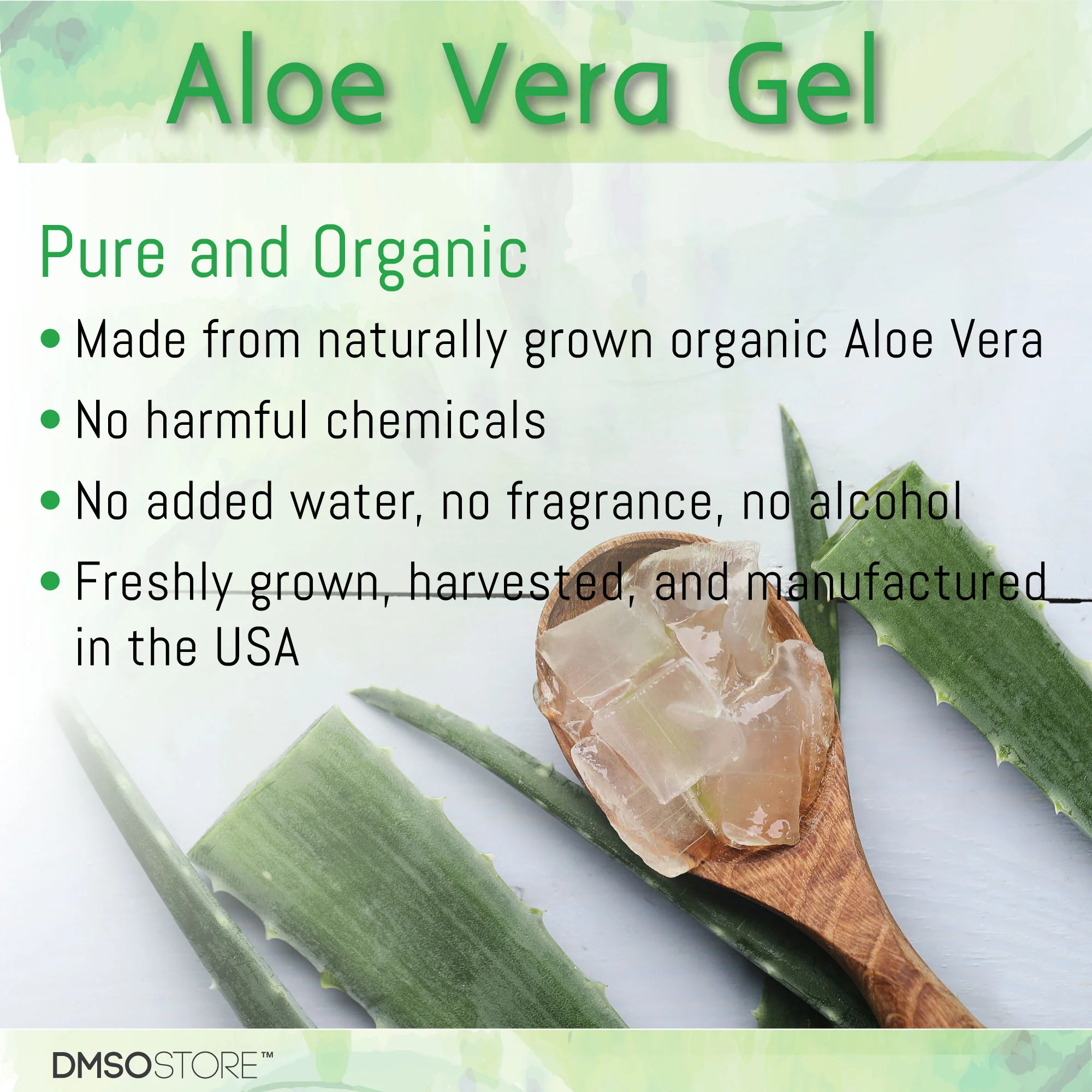 100% Pure Aloe Vera Organic Soothing Skin Moisturizer Alcohol free 32 oz. - Image 10