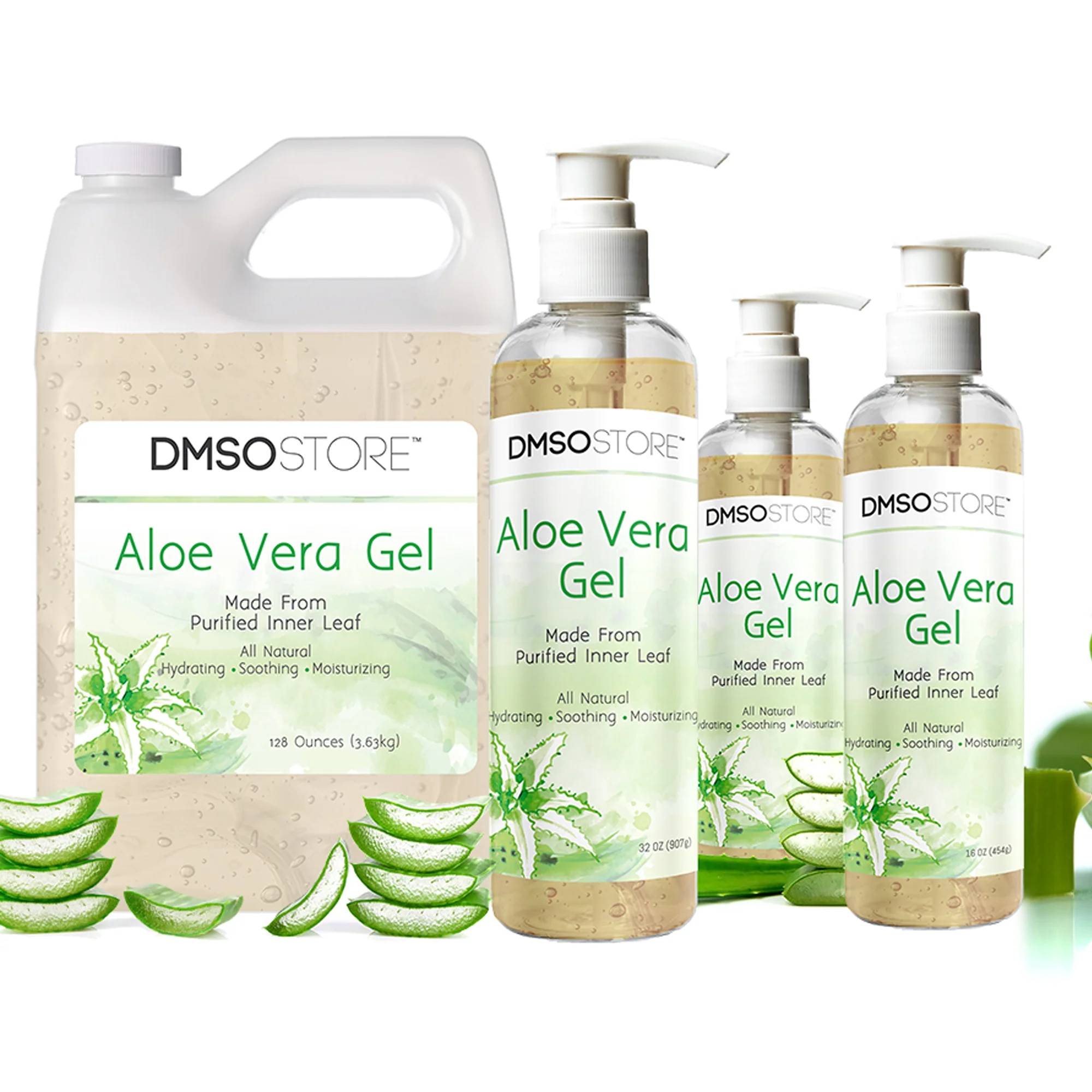 100% Pure Aloe Vera Organic Soothing Skin Moisturizer Alcohol free 32 oz. - Image 11