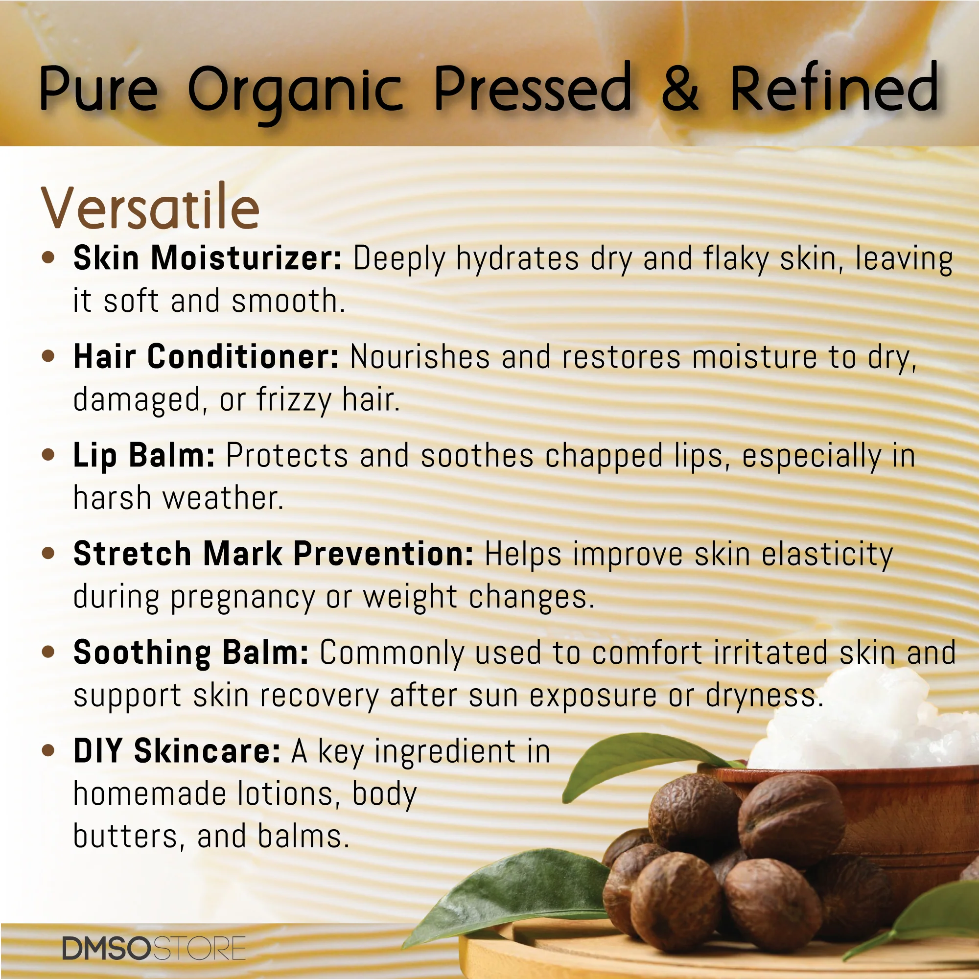 1 lb. Organic Refined Shea Butter | Pure, Fragrance-Free, Non-GMO Pack - Image 5