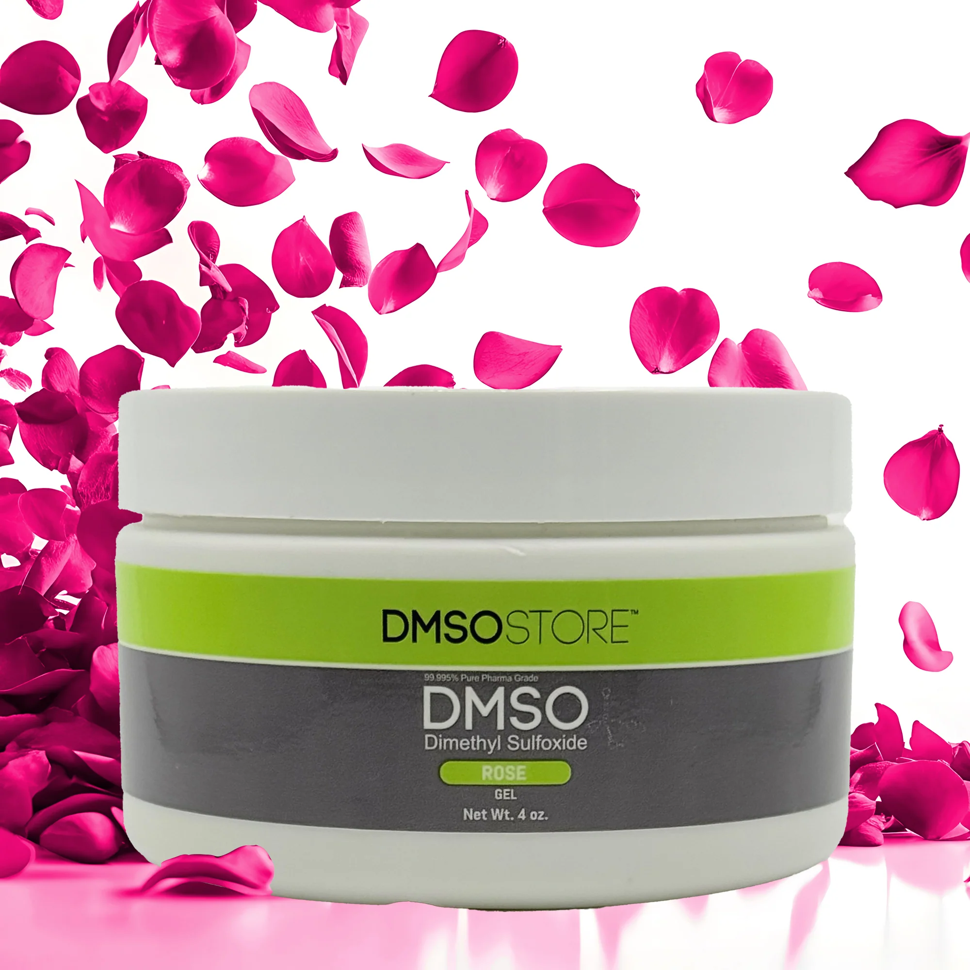 Rose DMSO Gel 4 oz, 99.9% Pure Pharma Grade Dimethyl Sulfoxide Gel - Image 3
