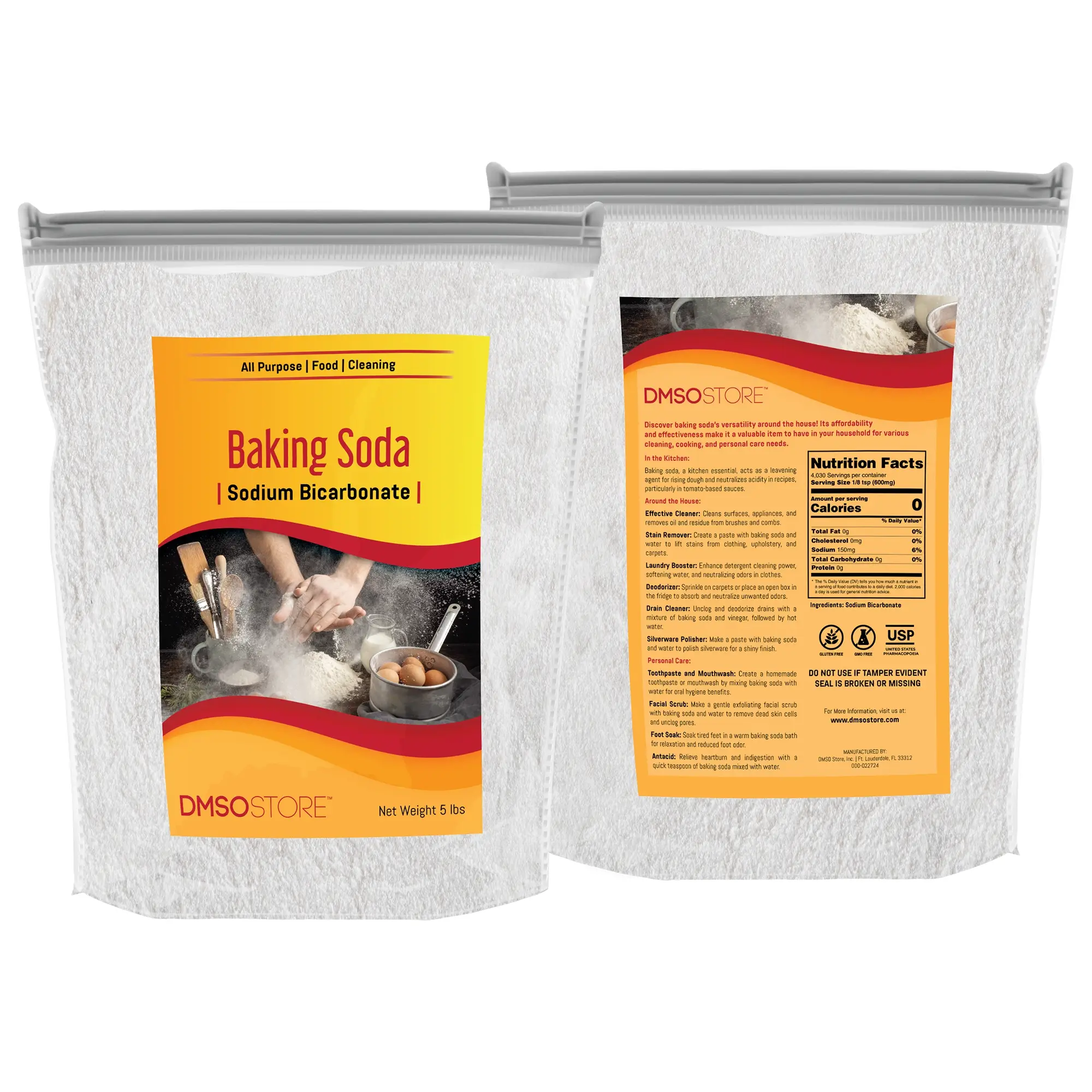 Baking Soda 5 lb. (Sodium Bicarbonate) - Image 6