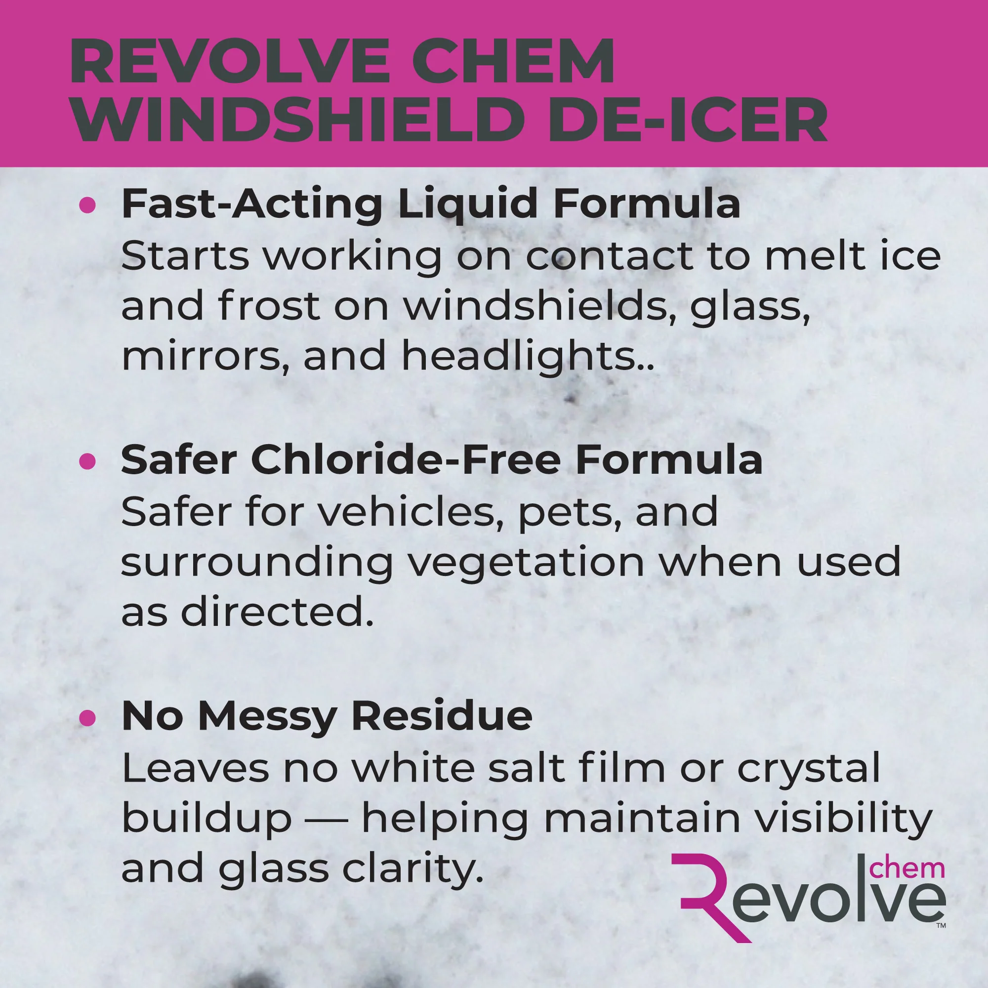 Fast-Acting Windshield De-Icer For Ice & Snow 1 Gallon - Image 3
